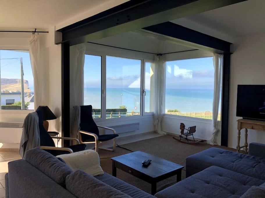 Grande Maison Chaleureuse Avec Vue Mer Imprenable Criel-sur-Mer Esterno foto